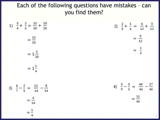 Challenging Algebraic Fractions Worksheets and Problems