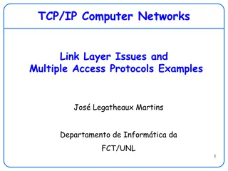 Understanding TCP/IP Computer Network Link Layer Issues