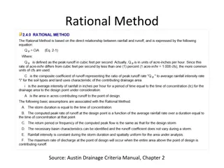 Understanding Drainage Criteria Manual and Intensity-Duration-Frequency Curves