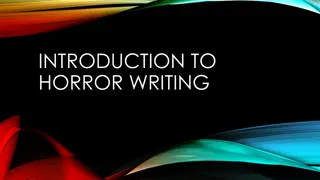 Exploring the Depths of Horror Writing