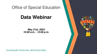 Special Education Data Webinar Insights for Tomorrow's Success