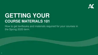 Secure Your Course Materials Easily for Spring 2020 Term