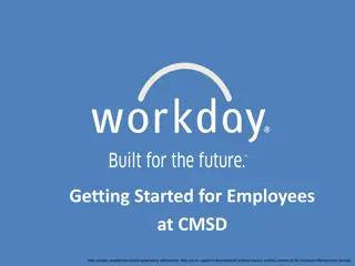 Employees' Guide to Workday Functions at CMSD