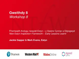 New Estyn Inspection Framework and Common Inspection Framework Overview