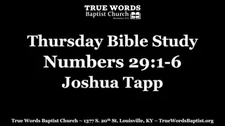 Sound the Alarm: Understanding the Biblical Feast in Numbers and Leviticus