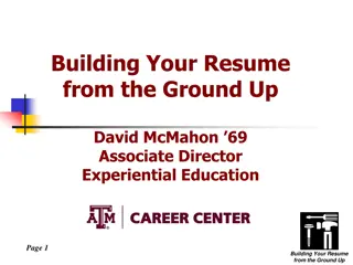 Effective Resume Building Strategies for Job Seekers