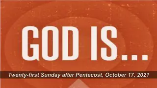 Sunday Worship Service - October 17, 2021