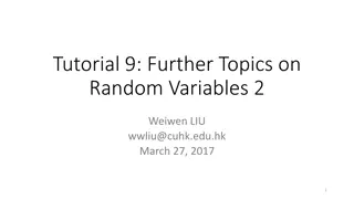 Topics on Random Variables: Covariance, Correlation, and Variance Calculation