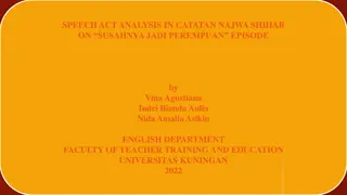 Speech Act Analysis in 