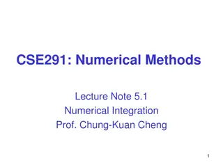 Efficient Numerical Integration Methods Overview
