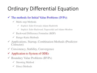 Computational Methods for Ordinary Differential Equations in Engineering