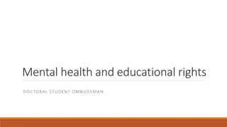 Doctoral Student Ombudsman in Lund: Your Mental Health and Educational Rights