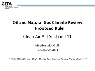 Limiting Methane Emissions in Oil and Gas Sector: EPA Proposal Overview