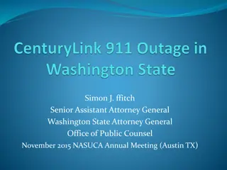 CenturyLink 911 Outage in Washington State: Impact and Regulatory Response