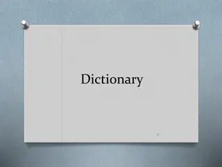 Understanding Python Dictionaries: Key Concepts and Examples