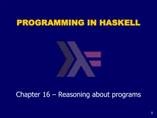 Reasoning about Haskell Programming: Patterns, Guards, Induction