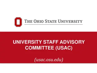 Ohio State University Staff Advisory Committee: Enhancing Staff Support and Development