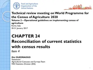 Census and Survey Data Reconciliation: Addressing Discrepancies in Agricultural Statistics
