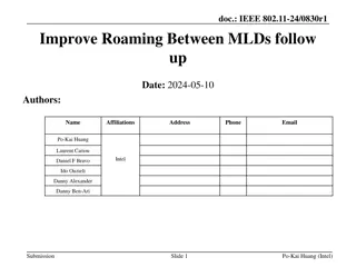 IEEE 802.11-24/0830r1 Roaming Improvement Proposal Explanation