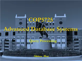 Efficient SQL Query Processing and Database Performance Tuning