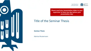 Seminar Thesis Presentation on Digital Transformation and Information Systems by Martina Mustermann