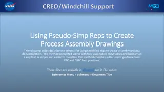 Using Simplified Reps for Efficient Assembly Process Documentation