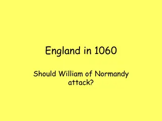 England in 1060: William of Normandy's Decision