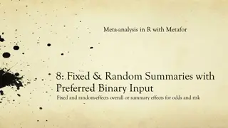 Conducting Meta-analysis in R Using Metafor Package