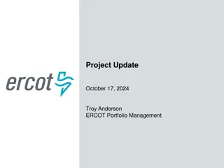 ERCOT Project Updates and Release Highlights