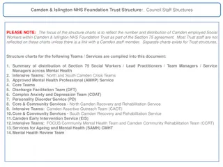 Camden & Islington NHS Foundation Trust Staff Structure Overview