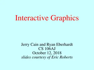Interactive Graphics and GWindow Class Methods Overview