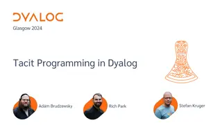 Unlock the Power of Tacit Programming in Dyalog 2024
