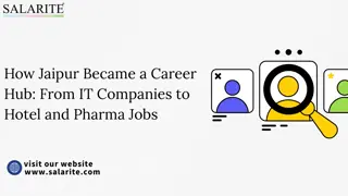 How Jaipur Became a Career Hub From IT Companies to Hotel and Pharma Jobs