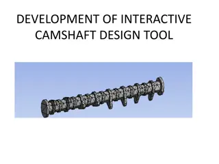Interactive Camshaft Design Tool Development