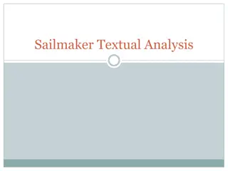 Effective Approach to Nat 5 Sailmaker Textual Analysis Question