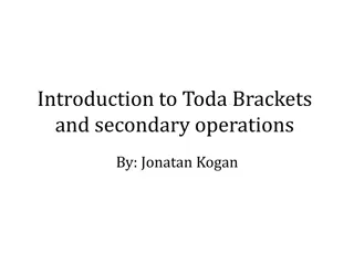 Understanding Toda Brackets and Secondary Operations