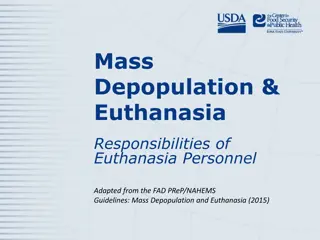 Understanding Personnel Responsibilities in Mass Depopulation and Euthanasia Operations