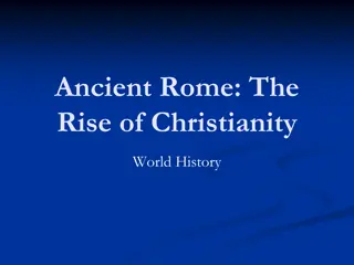 Rise of Christianity in Ancient Rome