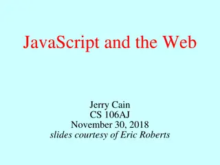 Evolution of Web and JavaScript Fundamentals