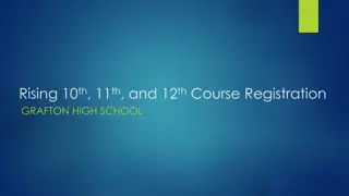 High School Graduation Requirements and Programs Overview