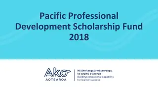 Pacific Professional Development Scholarship Fund 2018 - Support for Pacific Tertiary Staff in New Zealand