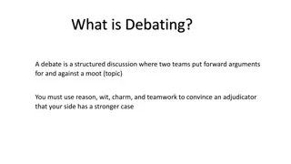 Debating Skills: Strategies, Roles, and Adjudication Explained