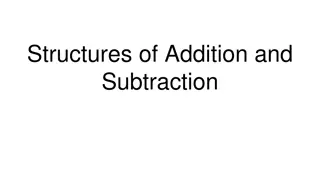 Structures of Addition and Subtraction Word Problems Activities