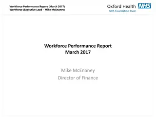 March 2017 Workforce Performance Report by Executive Lead Mike McEnaney
