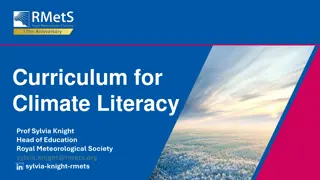 Climate Literacy Curriculum and Survey Insights
