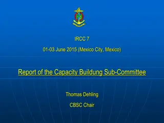 IRCC-7 Capacity Building Strategy and Management Report