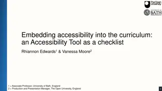 Embedding Accessibility into Curriculum Design for Inclusive Learning