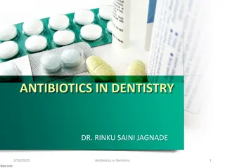Understanding Antibiotics in Dentistry: History, Classification, and Clinical Use