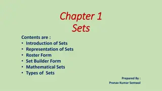 Introduction to Sets: Representation, Types, and Mathematical Concepts