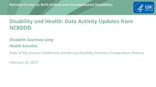 Insights into Disability and Health Data Activity Updates from CDC